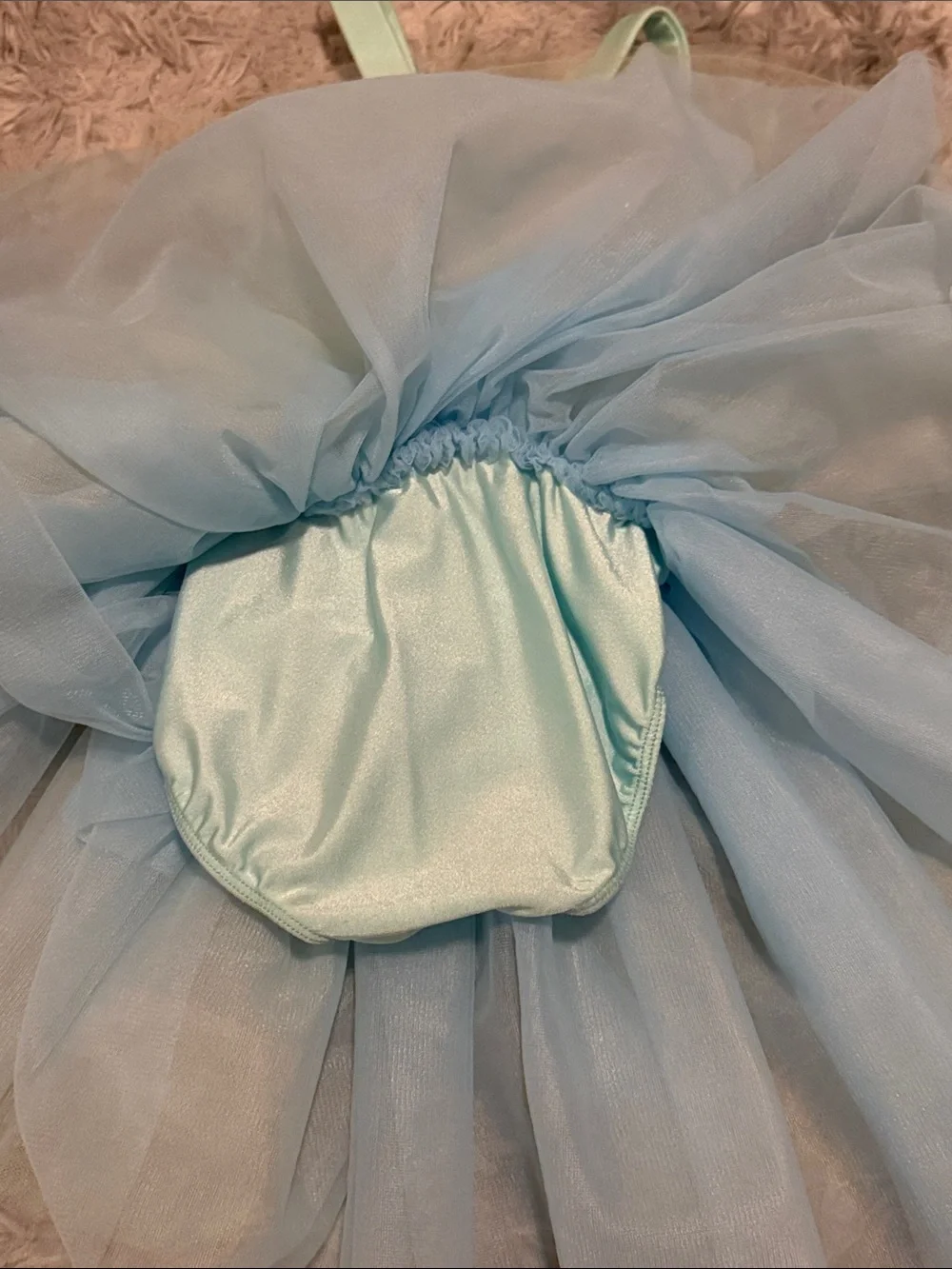 Revolution Aqua & Silver Sparkle Tulle Dance Costume